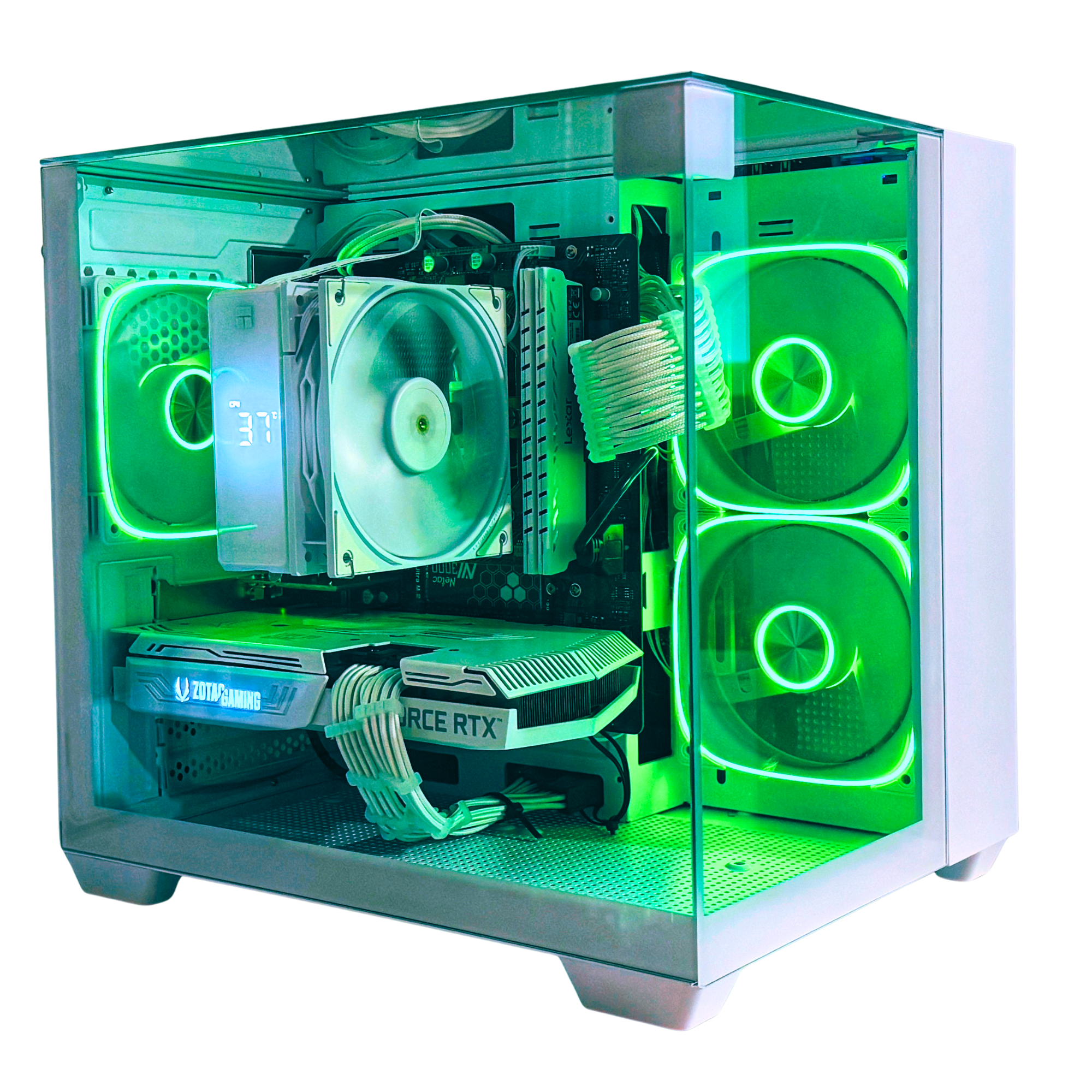 PC Bakery Core (Prebuilt) - RTX 3060 - Ryzen 5 5500 - 16GB RAM - White