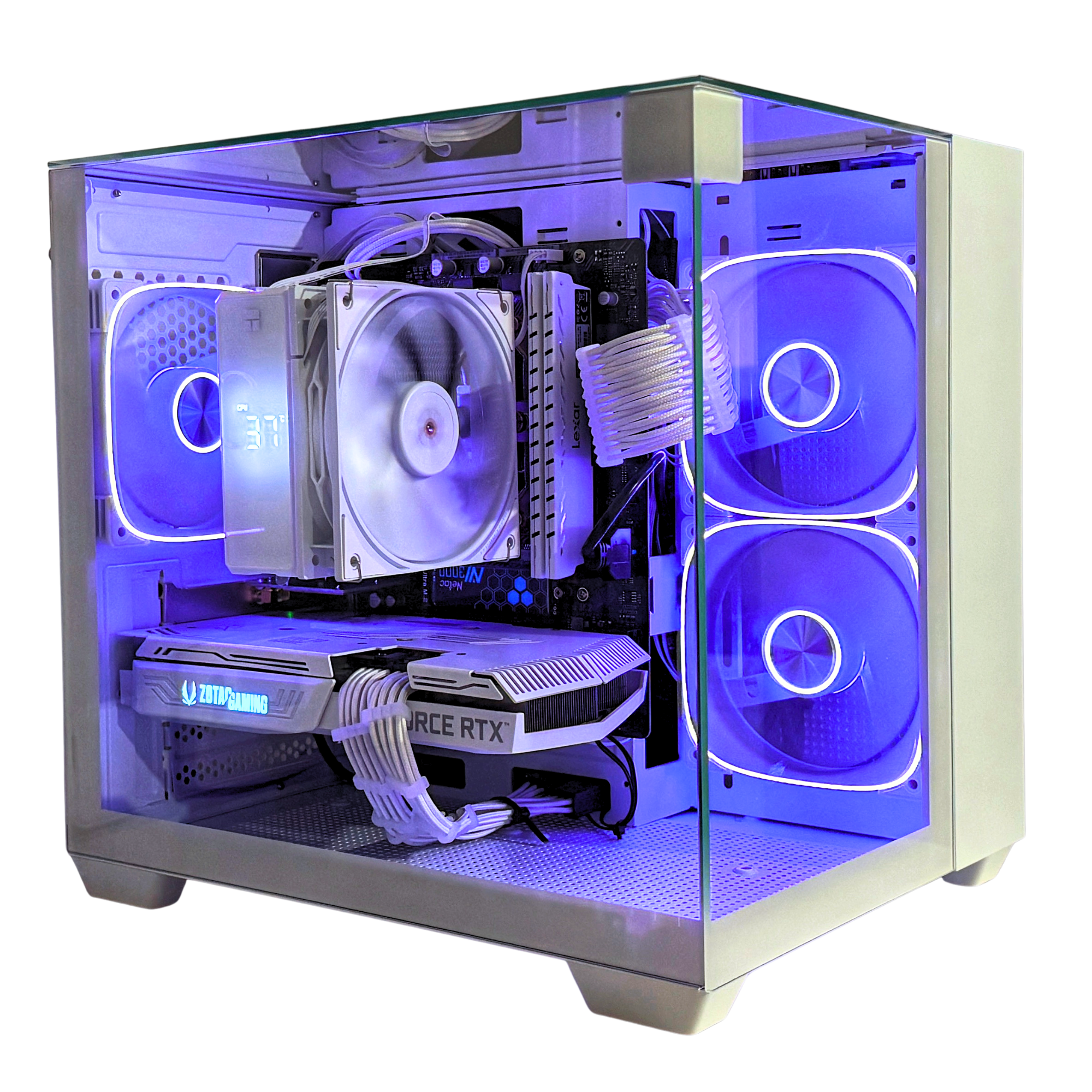 PC Bakery Core (Prebuilt) - RTX 3060 - Ryzen 5 5500 - 16GB RAM - White