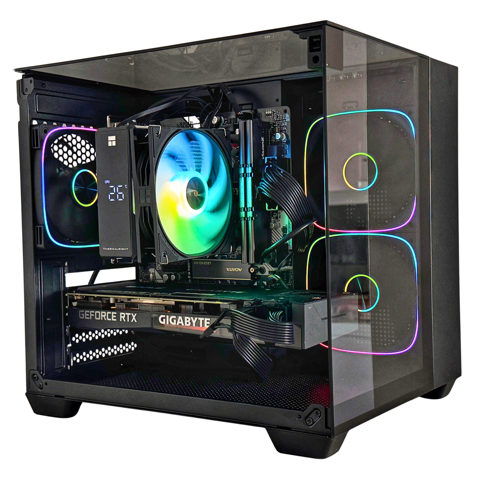 PC Bakery Core (Prebuilt) - RTX 3060Ti - Ryzen 5 5500 - 16GB RAM - Black