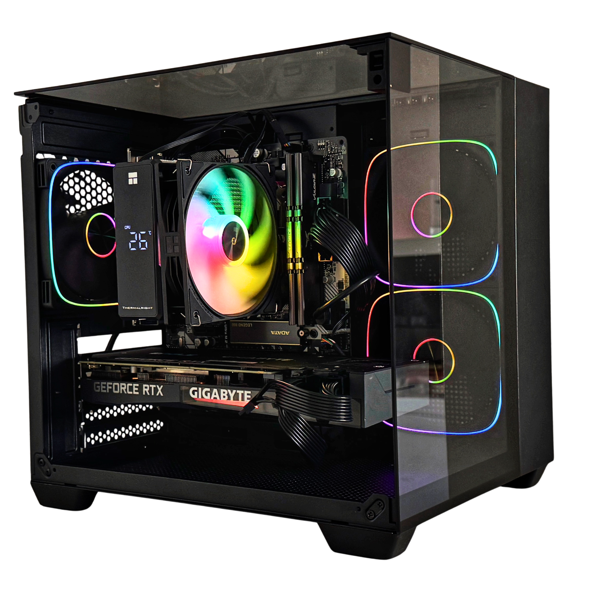 PC Bakery Core (Prebuilt) - RTX 3060Ti - Ryzen 5 5500 - 16GB RAM - Black