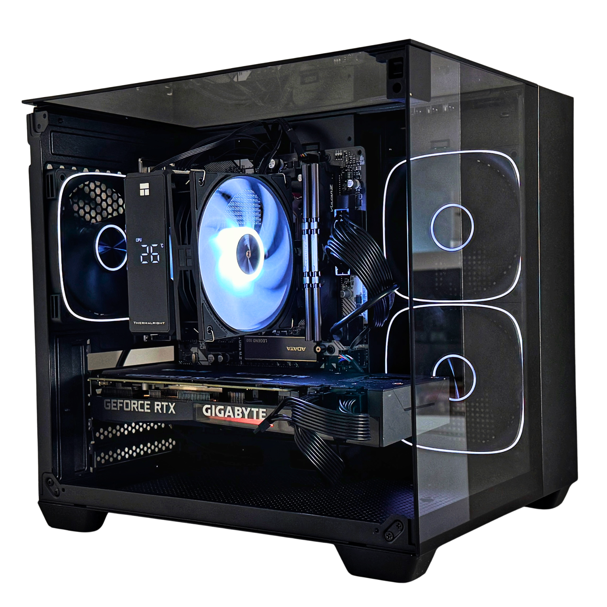 PC Bakery Core (Prebuilt) - RTX 3060Ti - Ryzen 5 5500 - 16GB RAM - Black