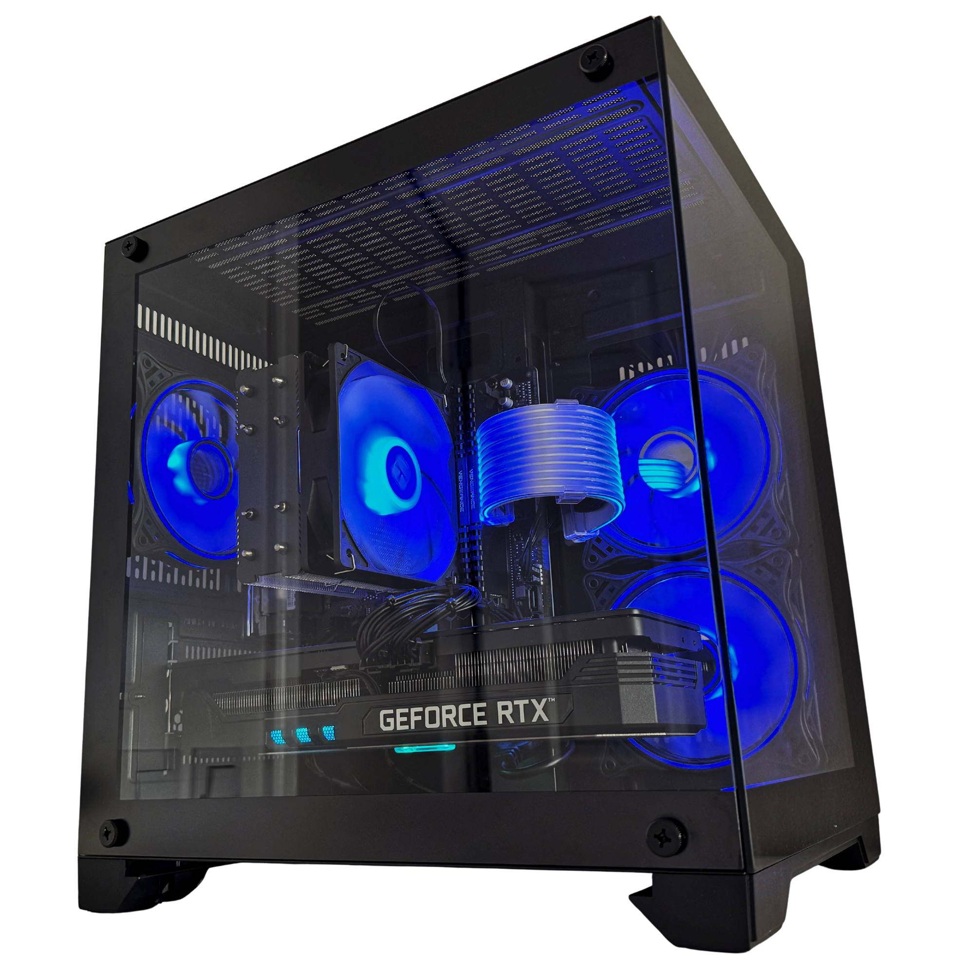 PC Bakery Premium - Overseer - RTX 5060 - Ryzen 5 5600 - 32GB RAM - Wi-Fi - Black