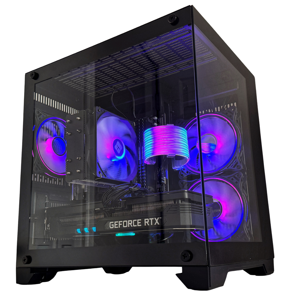 PC Bakery Premium - Overseer - RTX 5060 - Ryzen 5 5600 - 32GB RAM - Wi-Fi - Black