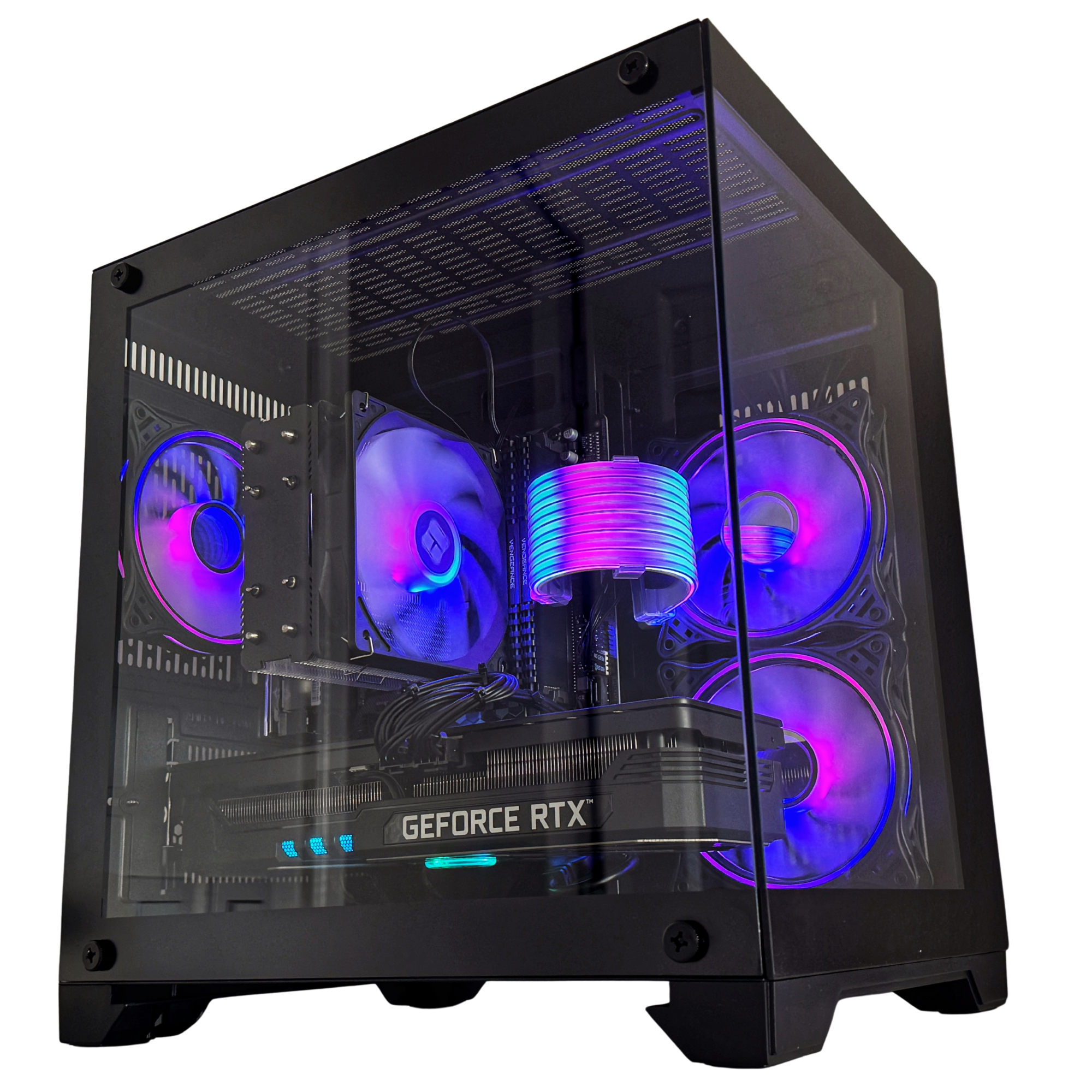PC Bakery Premium - Overseer - RTX 5060 - Ryzen 5 5600 - 32GB RAM - Wi-Fi - Black