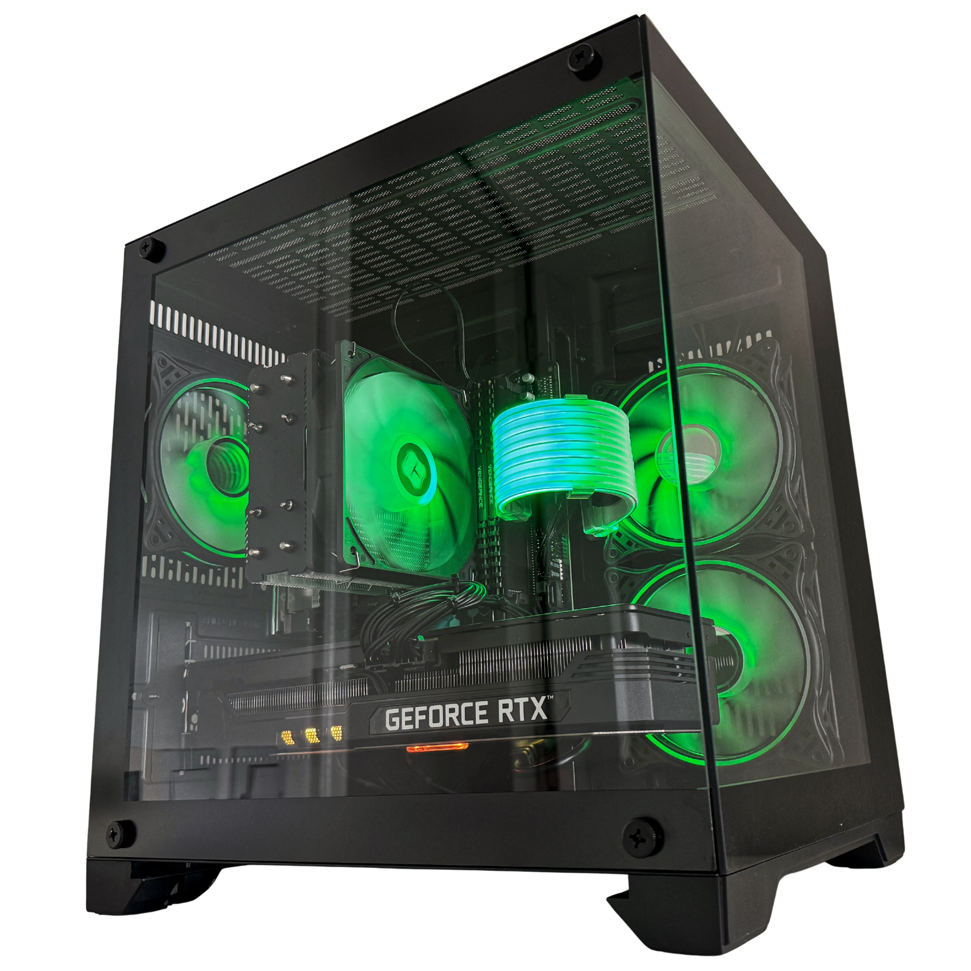 PC Bakery Premium - Overseer - RTX 5060 - Ryzen 5 5600 - 32GB RAM - Wi-Fi - Black